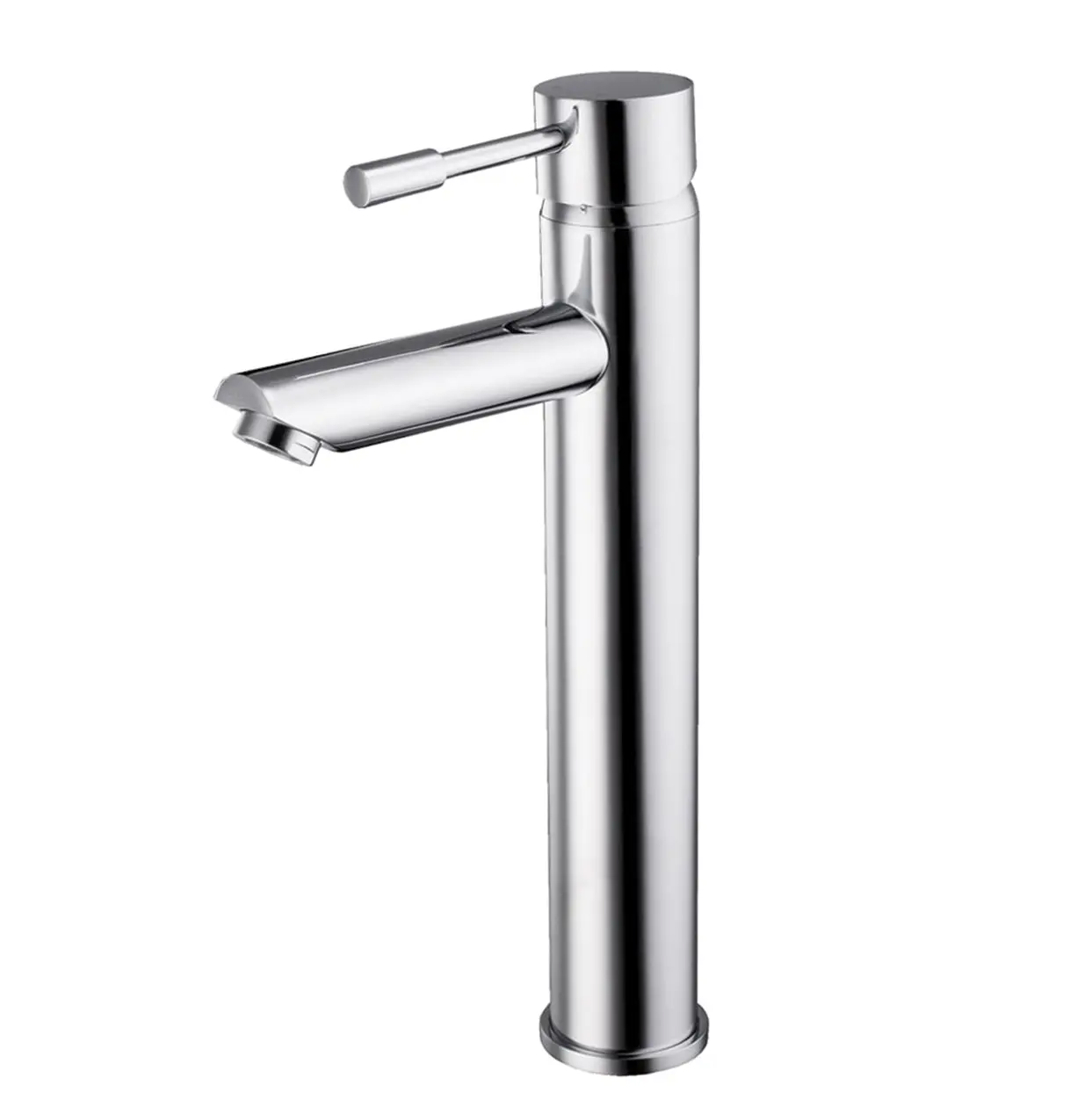 Turin Single Lever Tall Basin Mixer Chrome Plated