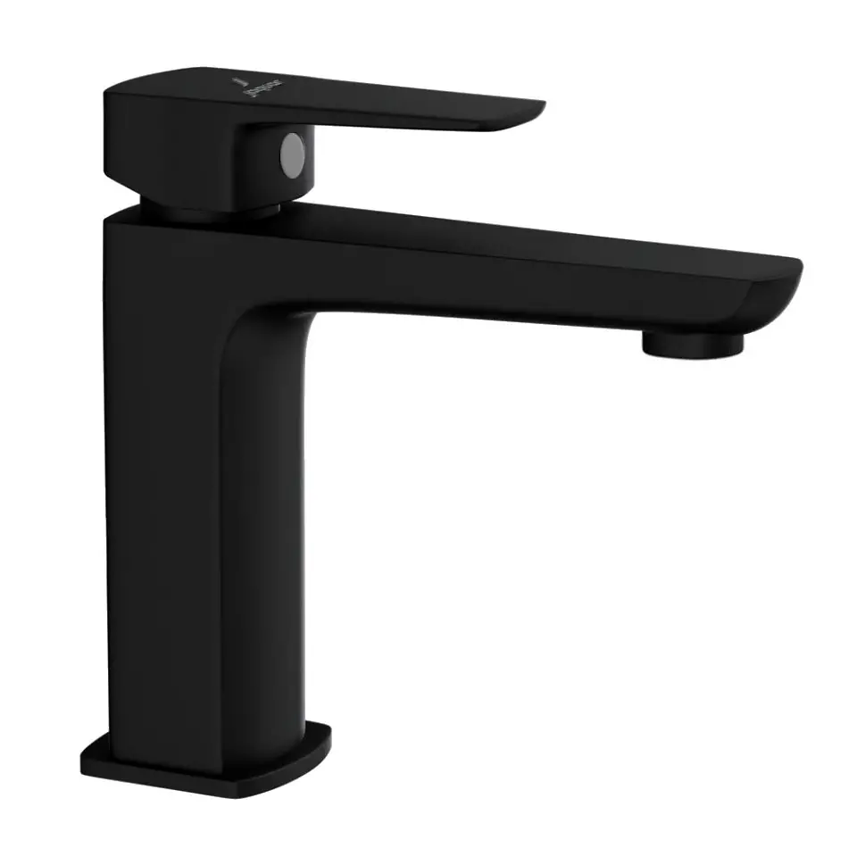 Jaquar Kubix Prime Black Matt Mono Basin Mixer