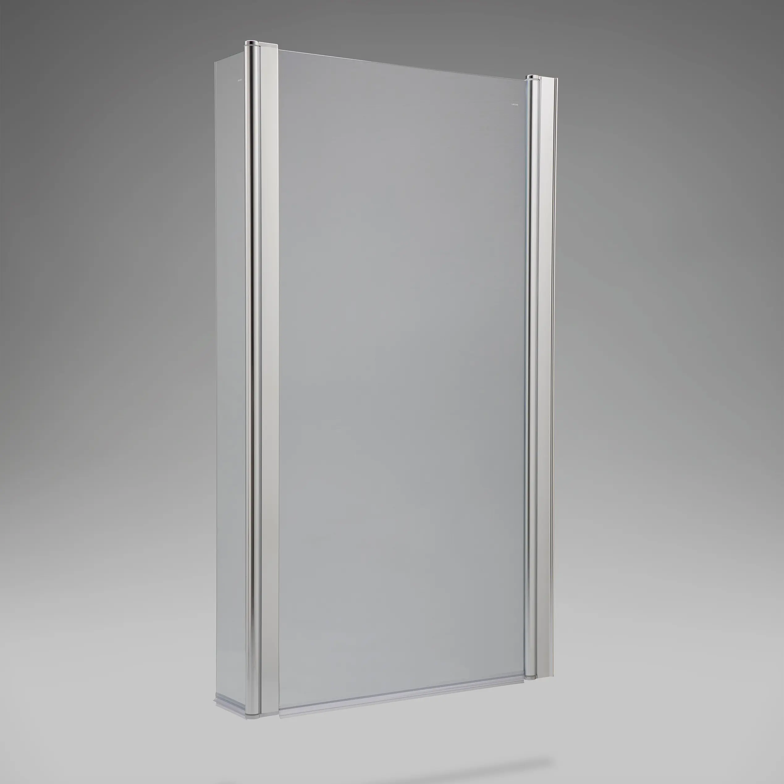 Quantum S Bath Screen 170 x 1400mm Chrome 6mm Bath Shower Screen With Extension panel