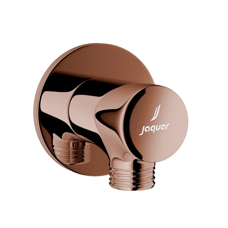 Jaquar Blush Gold PVD Wall Outlet With Shower Hook in Round Shape
