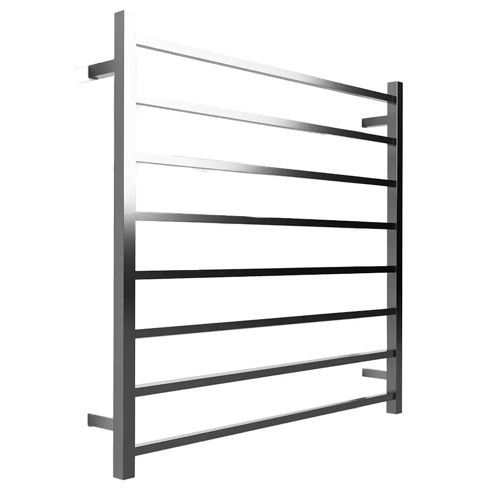 Hawthorn 8 Bar Ladder Straight Square Towel Rail Polished Image 0