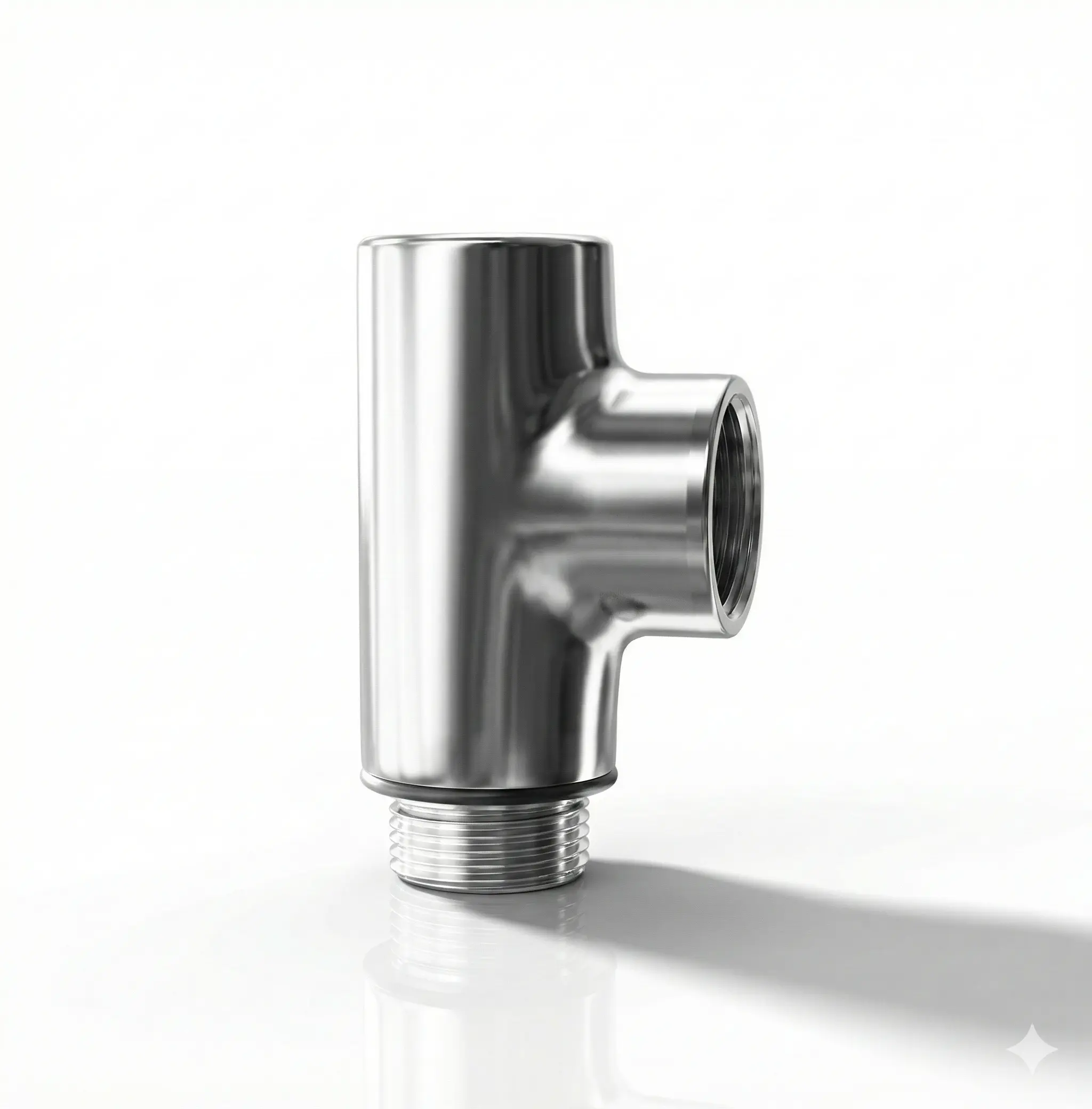 Universal Chrome Radiator Valve Connector Joint Fitting