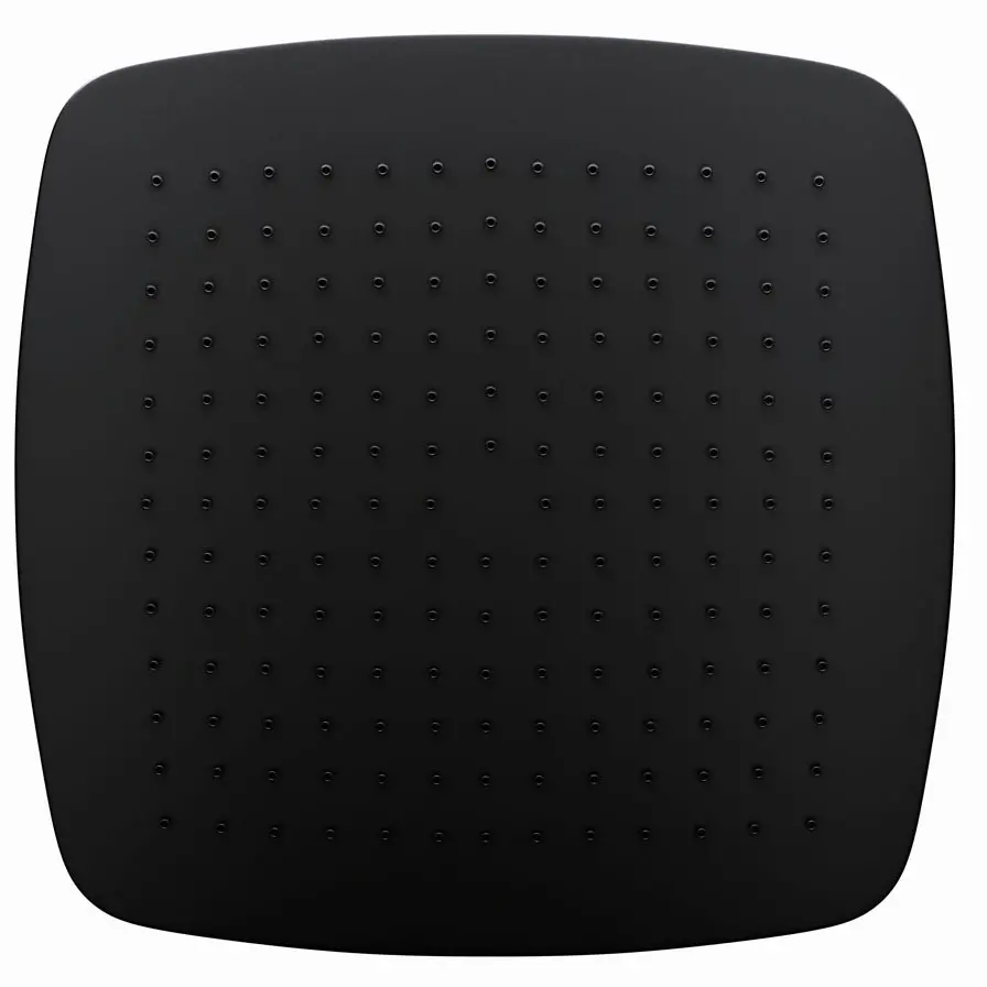 Artize Black Matt Rainjoy Single Function 350X350mm Head Overhead Shower
