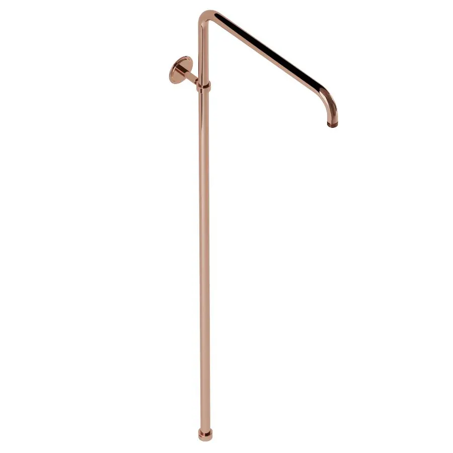 Artize Blush Gold PVD VIC Exposed Shower Pipe L-Type (Rigid Riser)