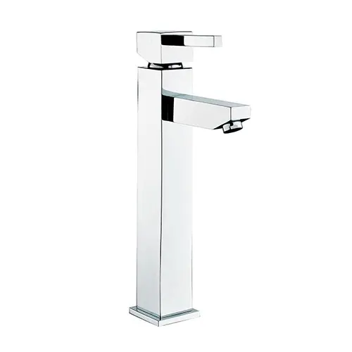 Trento Single Lever Tall Basin Mixer Chrome Plated