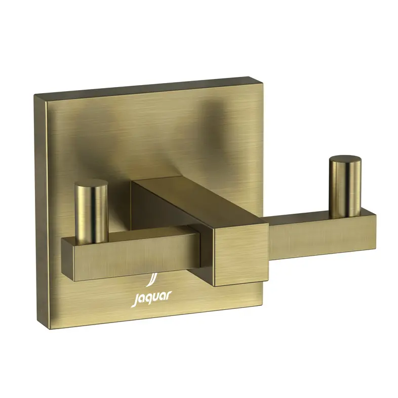 Jaquar Brass Matt Kubix Prime Double Robe Hook