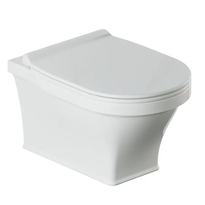 Artize VIC Rimless Wall Hung Toilet With UF Soft Close Slim Seat Cover