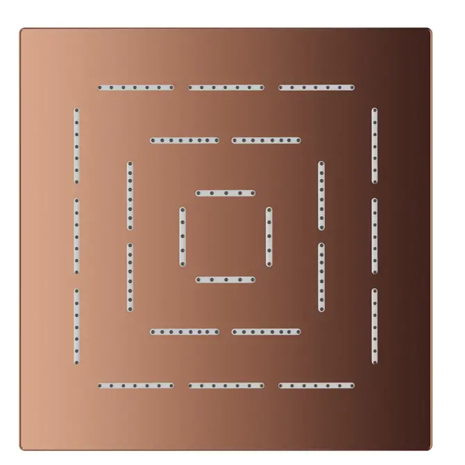 Jaquar Blush Gold PVD Kubix Prime Maze Single Function (240X240mm)
