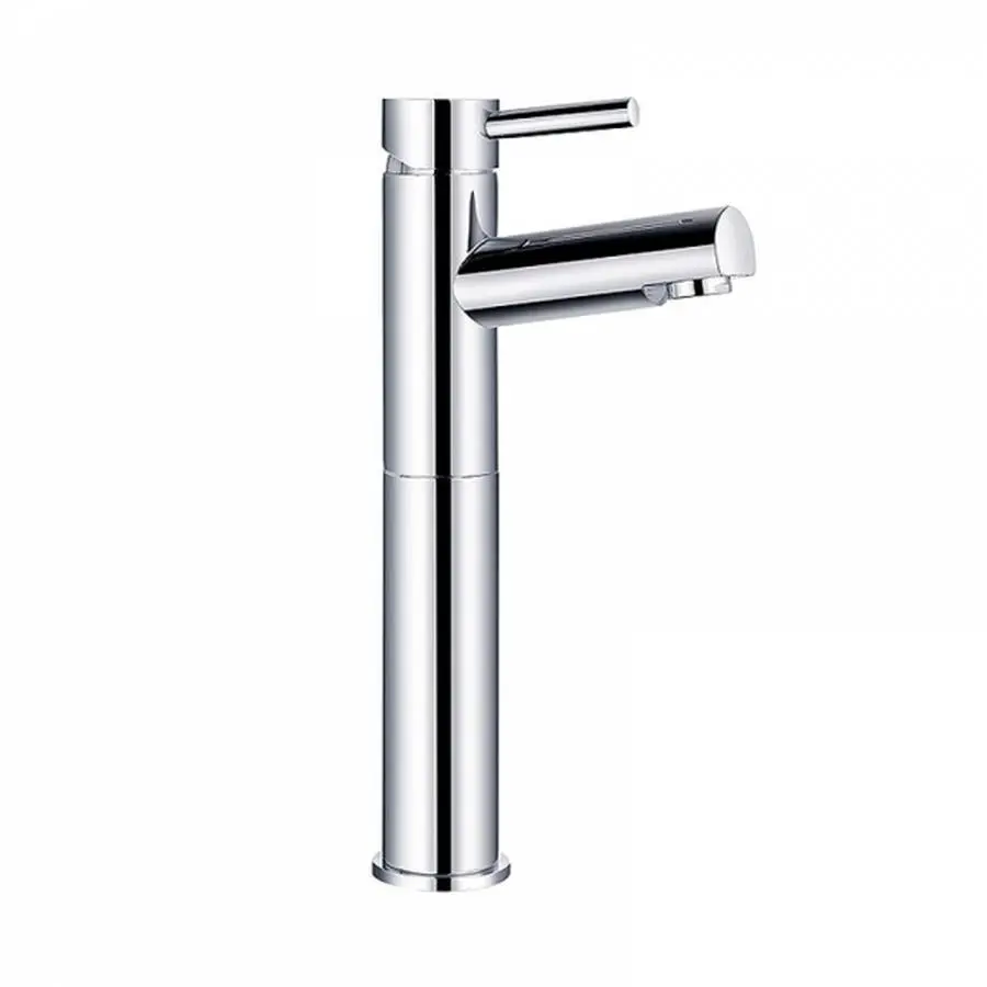 Plan Chrome Hi Rise Mono Basin Mixer Tap
